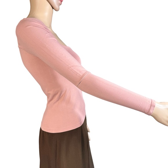 New Free People Intimately Clean Lines Long Sleeve Top Size M/L - Picture 4 of 8